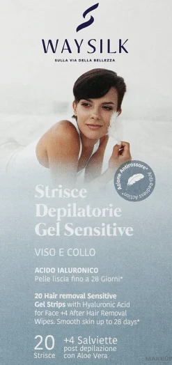 Haarentfernungsstreifen für das Gesicht