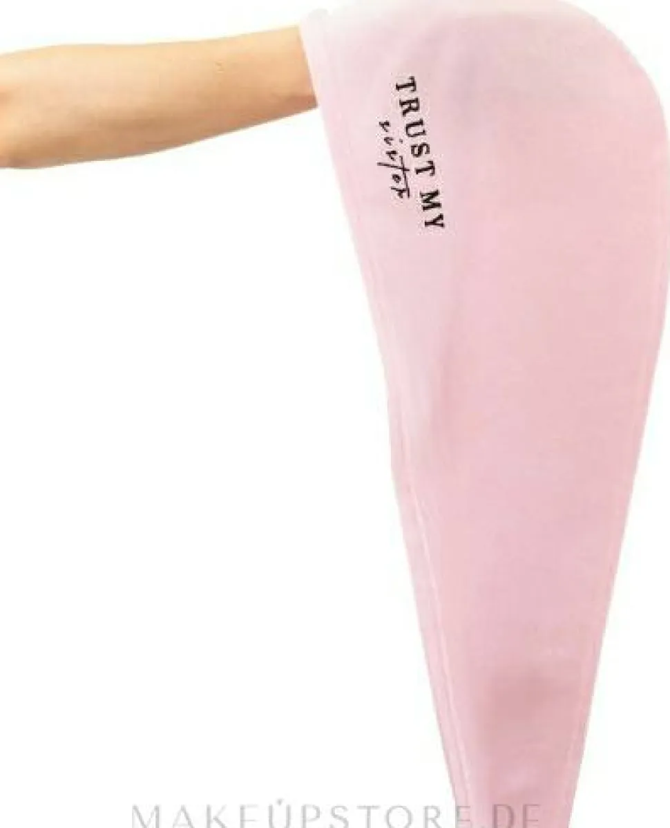 Haarturban aus Baumwolle rosa