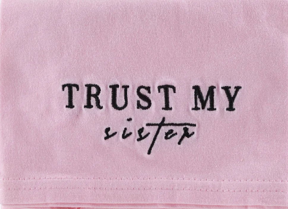 Haarturban aus Baumwolle rosa