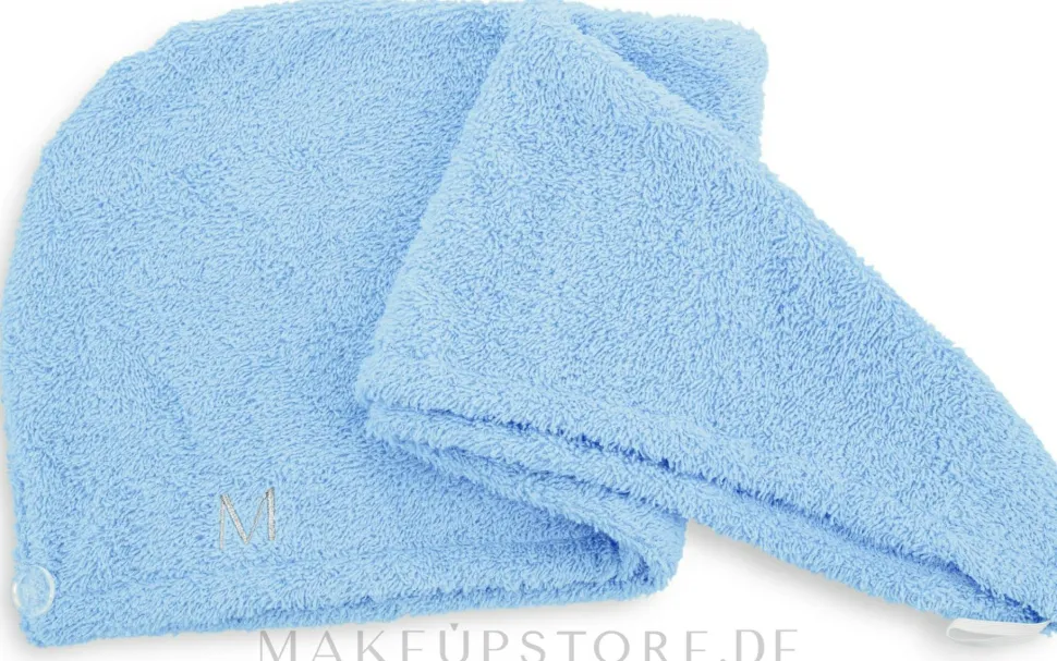 Haarturban blau