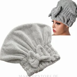 Haarturban grau