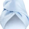 Haarturban hellblau