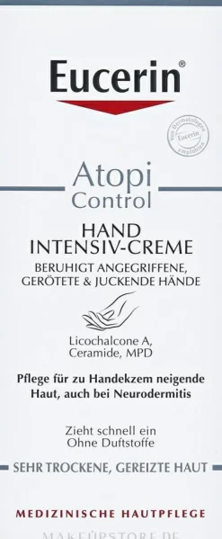 Handcreme für angegriffene, trockene, spröde Haut