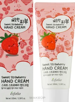 Handcreme mit Erdbeerextrakt