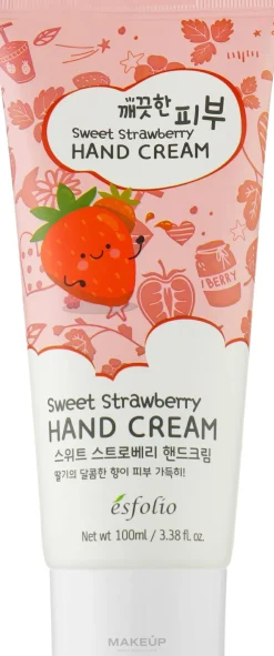 Handcreme mit Erdbeerextrakt