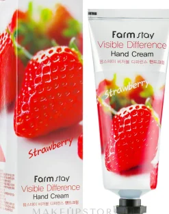 Handcreme mit Erdbeerextrakt