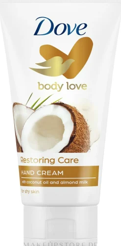 Handcreme mit Kokosöl und Mandelöl