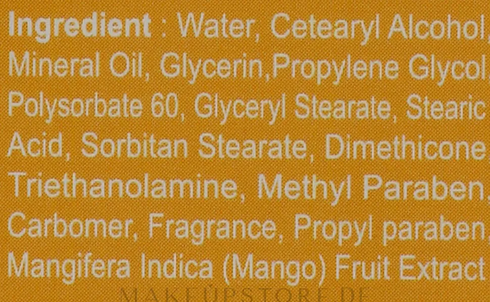 Handcreme mit Mangoextrakt