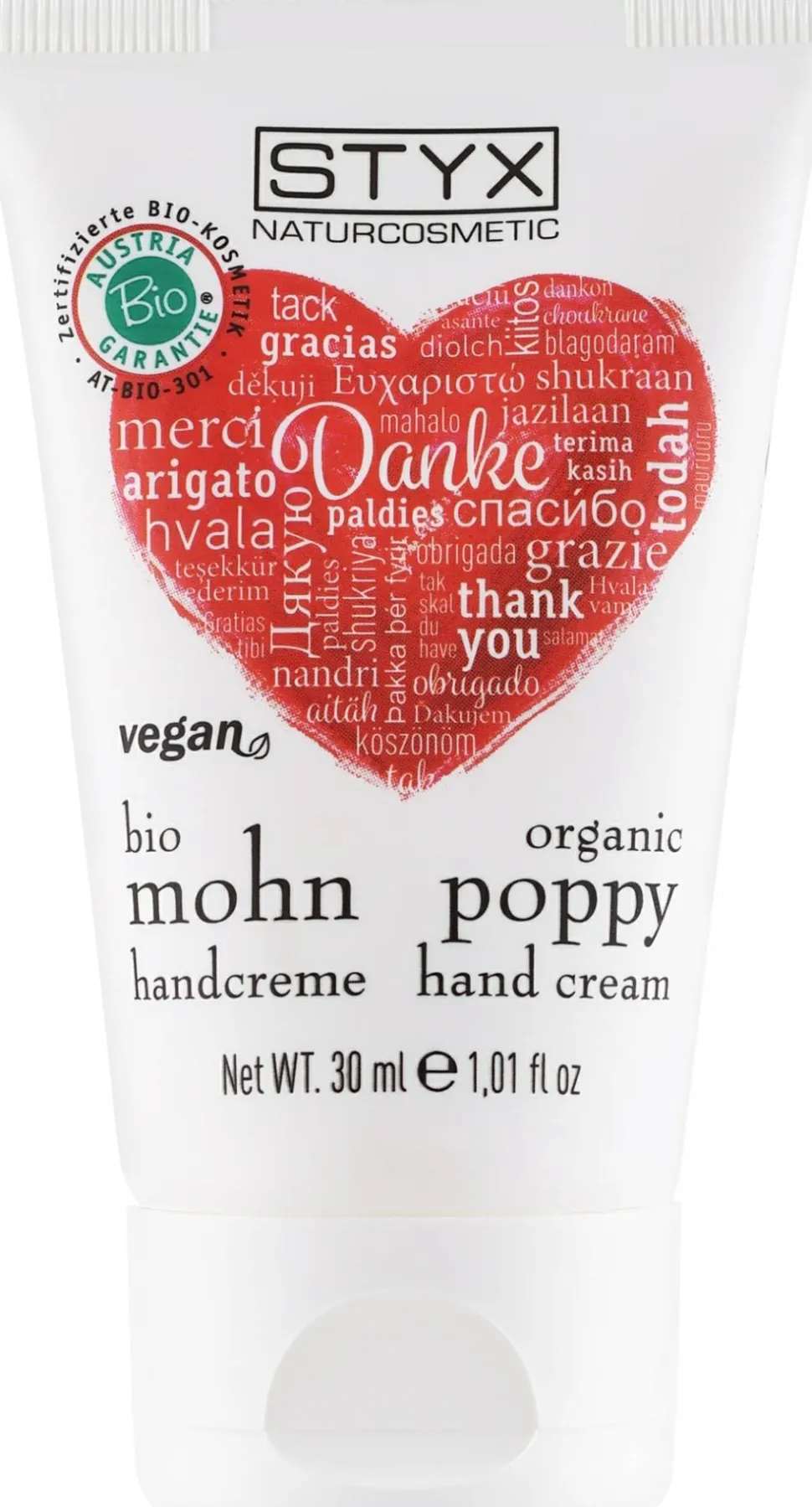 Handcreme mit Mohn