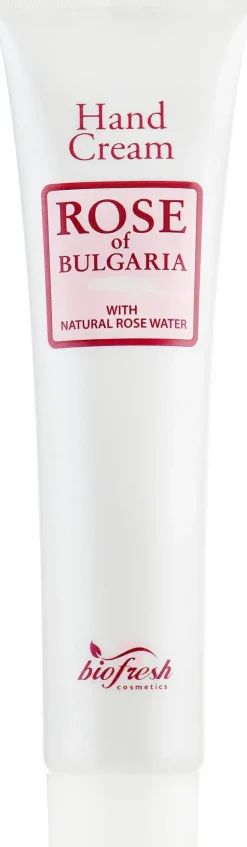 Handcreme mit natürlichem Rosenwasser