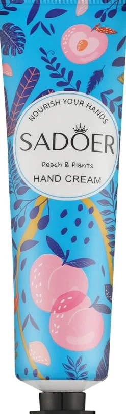 Handcreme mit Pflanzenextrakt und Pfirsich