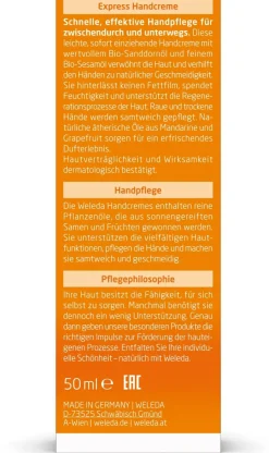 Handcreme mit Sanddorn