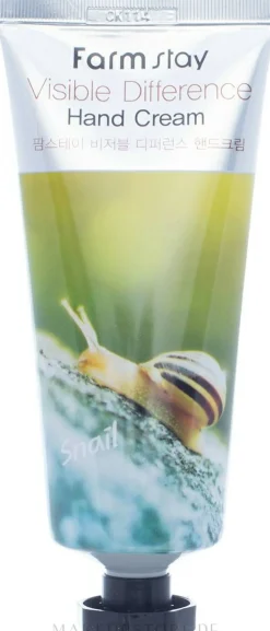 Handcreme mit Schneckenschleim