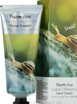 Handcreme mit Schneckenschleim