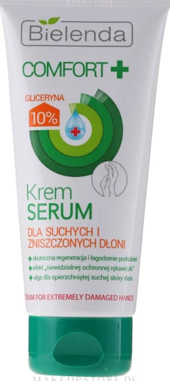 Handcreme-Serum für trockene und geschädigte Haut