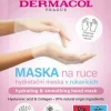 Handmaske in Handschuhen