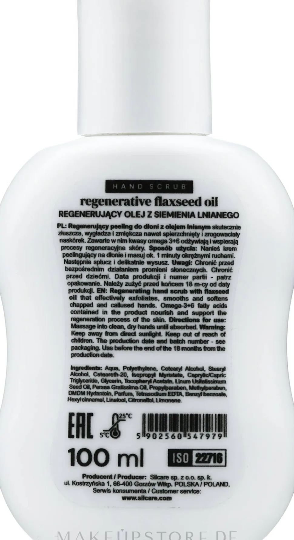 Handpeeling mit Leinsamenöl