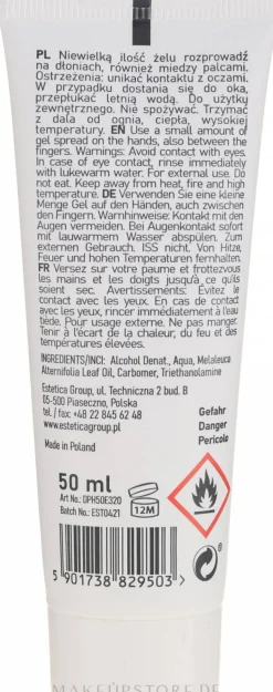 Handreinigungsgel mit Teebaumöl