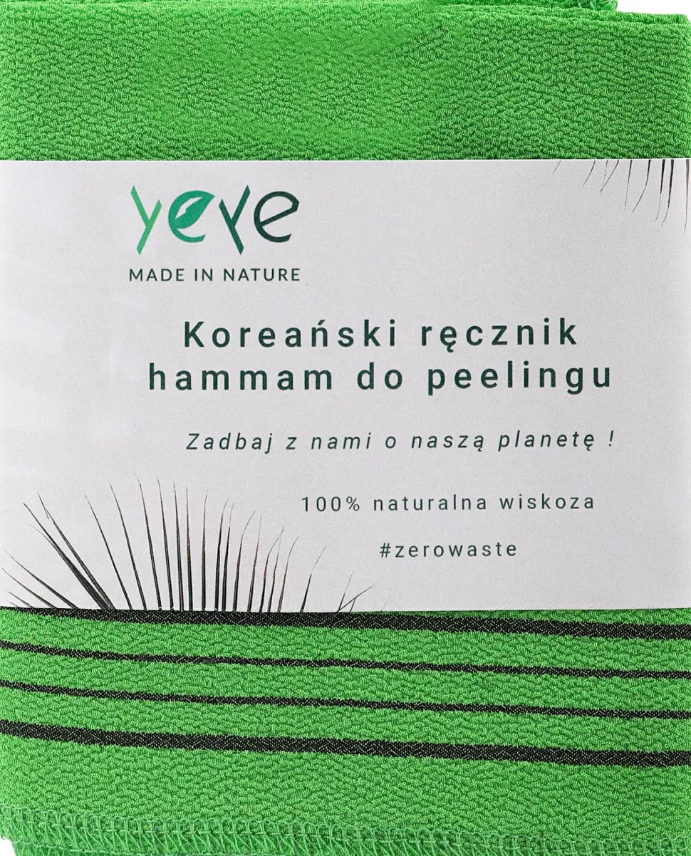 Handtuch für Hammam und Peeling grün