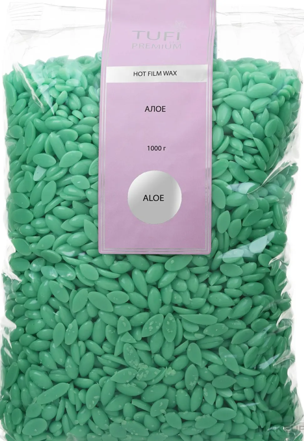 Heißes Polymerwachs in Granulatform mit Aloe