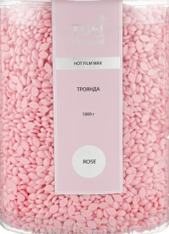 Heißpolymer-Wachsgranulat Rose