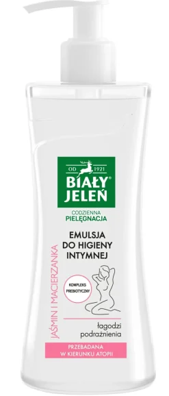 Hypoallergene Emulsion für die Intimhygiene mit Jasmin und Thymian