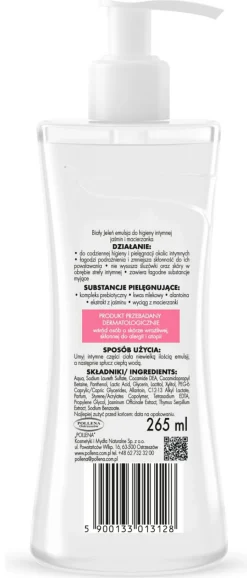 Hypoallergene Emulsion für die Intimhygiene mit Jasmin und Thymian