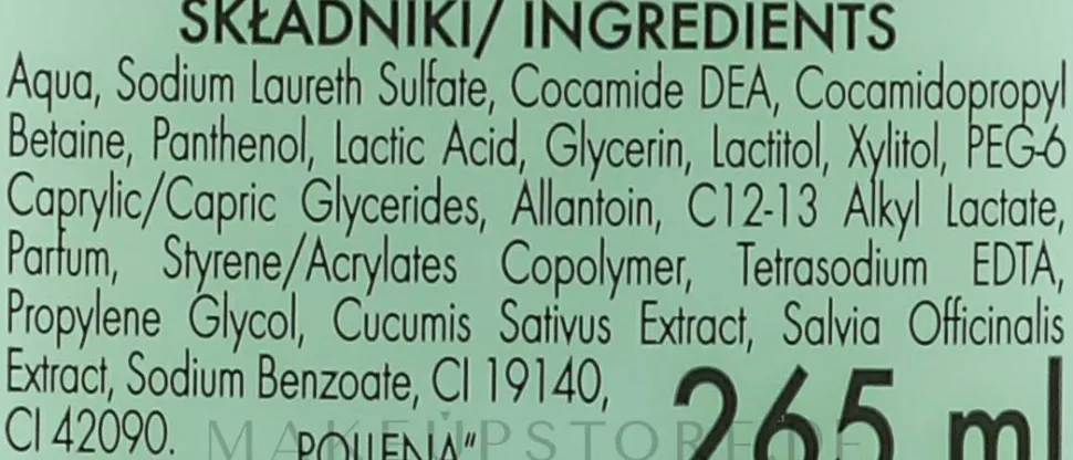 Hypoallergene Emulsion für die Intimhygiene mit Salbei und Gurke