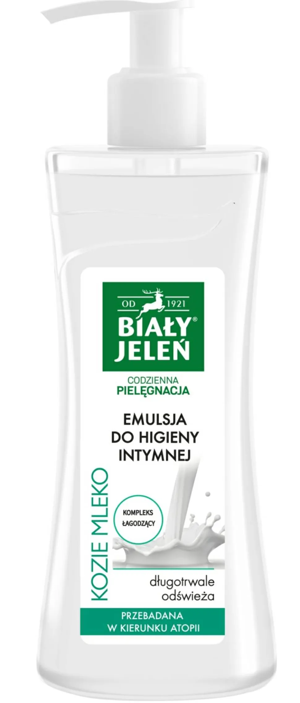Hypoallergene Emulsion für die Intimhygiene mit Ziegenmilch