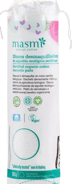 Hypoallergene kosmetische Bio Wattepads 80 St.