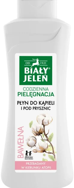 Hypoallergener Badeschaum mit Baumwolle