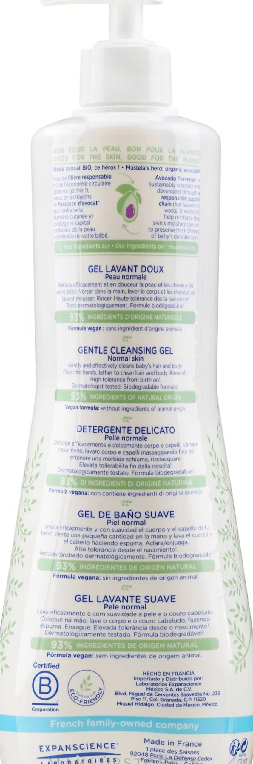 Hypoallergenes Reinigungsgel für Neugeborene