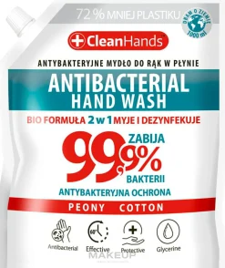 2in1 Antibakterielle Handseife 99,9 % Pfingstrose und Baumwolle