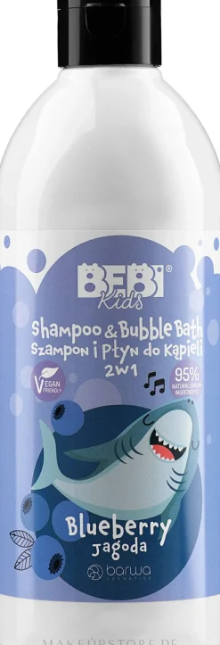 2-in-1 Baby Shampoo und Badeschaum mit Beerenduft
