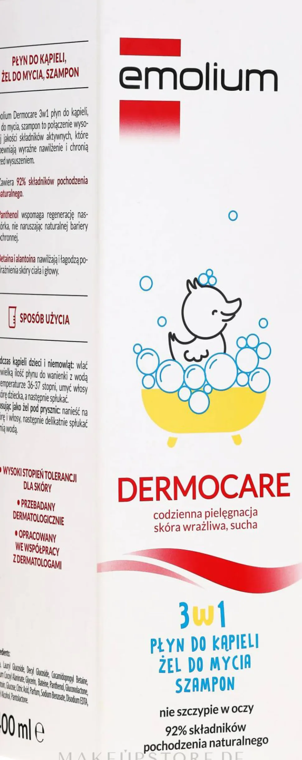 3in1 Badeschaum, Duschgel und Shampoo für Kinder