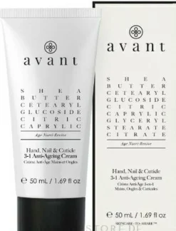 3in1 feuchtigkeitsspendende und straffende Anti-Aging Creme für Hände, Nägel und Nagelhaut mit Sheabutter und Zitronensäure