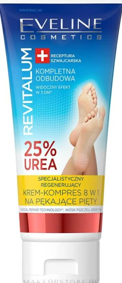 8in1 Fußcreme-Kompresse für rissige Fersen mit 25% Harnstoff