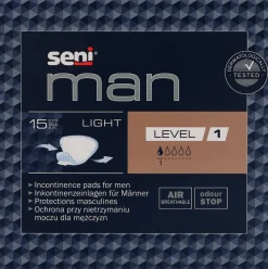 Inkontinenzeinlagen für Männer Man Light Level 1, 15 Stück