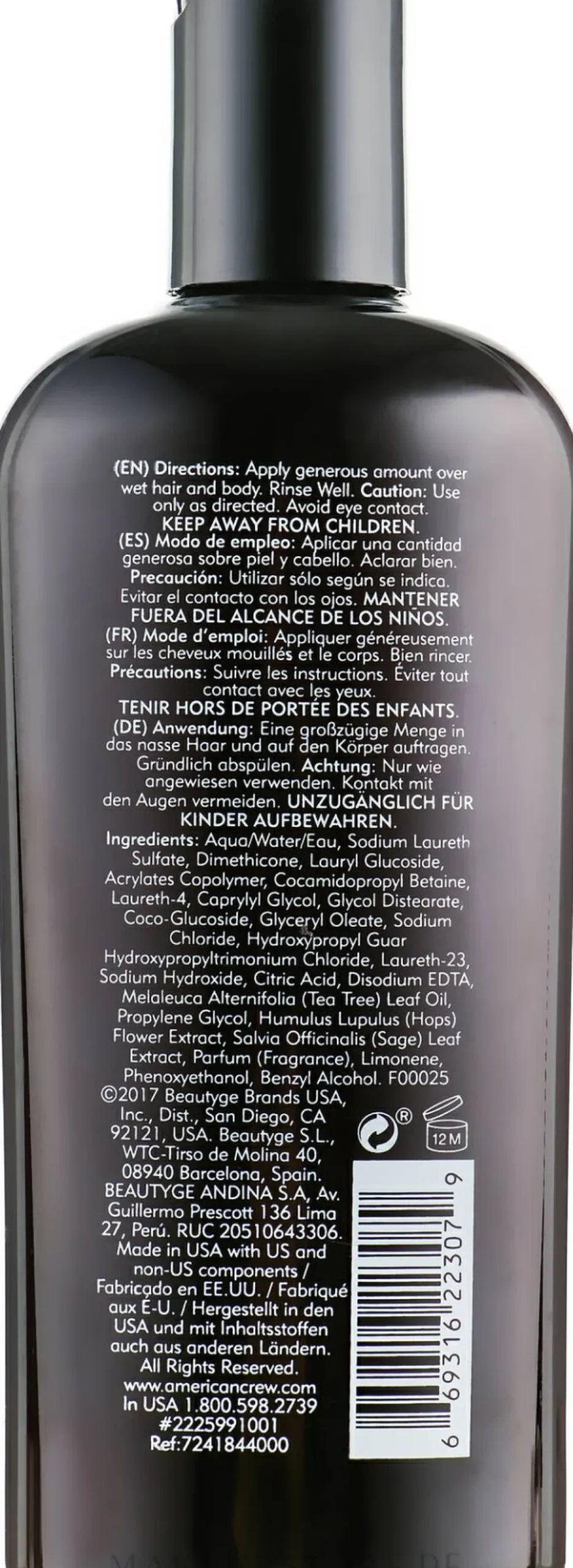 3in1 Shampoo, Conditioner und Duschgel mit Teebaumöl