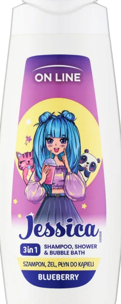 3in1 Shampoo, Gel, Badeschaum Blaubeere