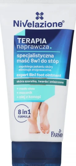 8in1 Spezielle Fußcreme mit Sheabutter und Vitamin E