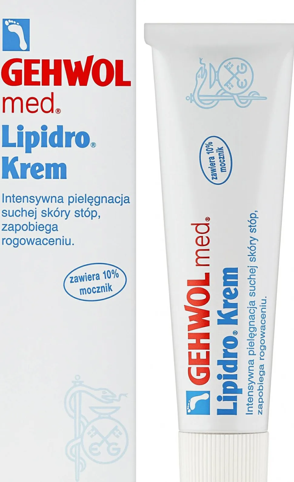 Intensiv feuchtigkeitsspendende Fußcreme mit Urea für trockene und empfindliche Haut