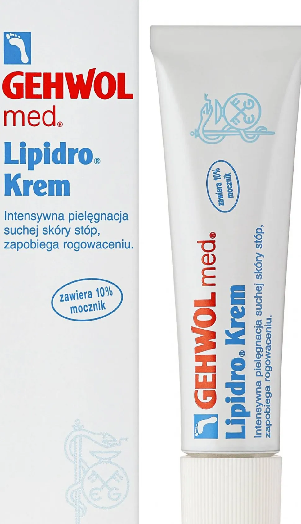 Intensiv feuchtigkeitsspendende Fußcreme mit Urea für trockene und empfindliche Haut
