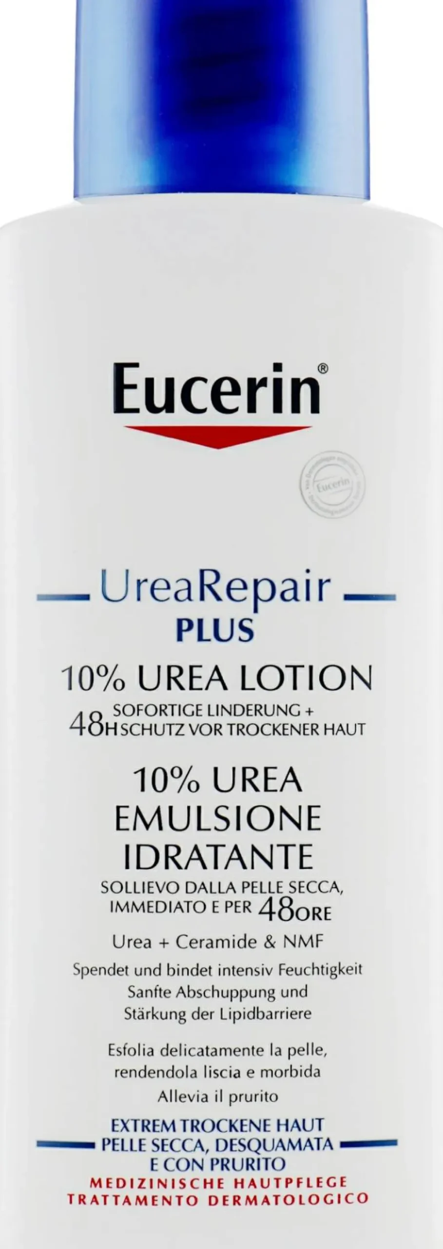 Intensiv feuchtigkeitsspendende Körperlotion für sehr trockene Haut mit 10% Urea