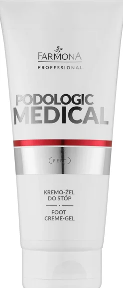 Intensiv feuchtigkeitsspendende-regenerierende Creme-Gel für trockene Füße