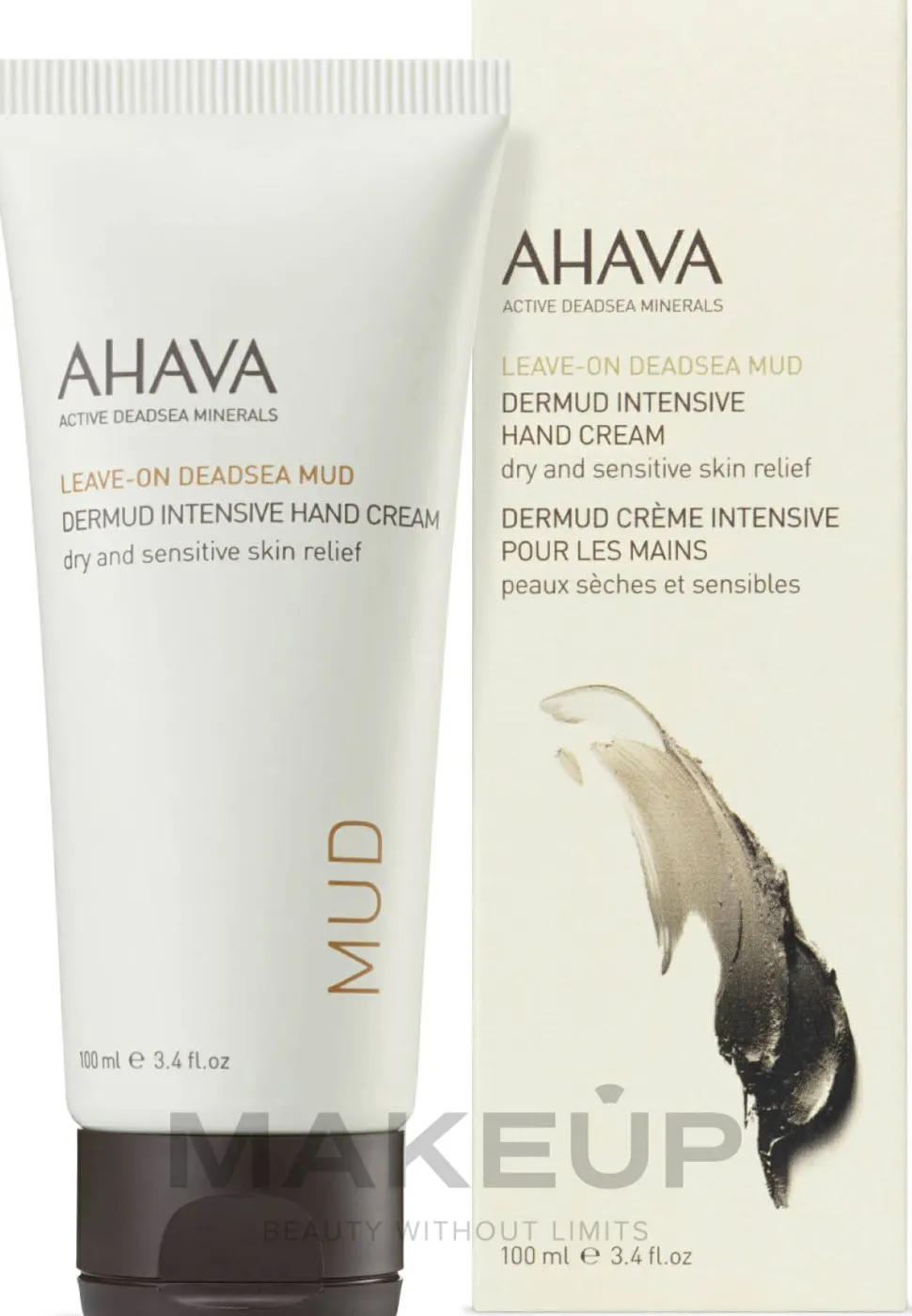 Intensiv pflegende, schützende und feuchtigkeitsspendende Handcreme mit Schlamm aus dem Toten Meer für trockene, raue, rissige und empfindliche Haut
