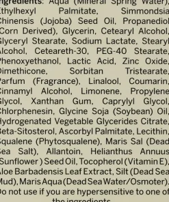 Intensiv pflegende, schützende und feuchtigkeitsspendende Handcreme mit Schlamm aus dem Toten Meer für trockene, raue, rissige und empfindliche Haut