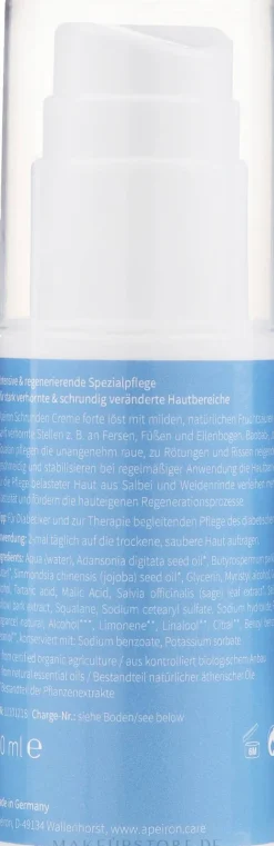 Intensiv regenerierende Spezialpflege für stark verhornte und schrundig veränderte Hautbereiche