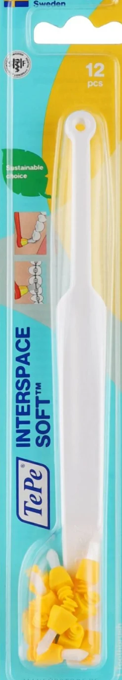 Interdentalbürste mit Aufsätzen weiß