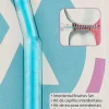 Interdentalbürste mit Deckel, blau